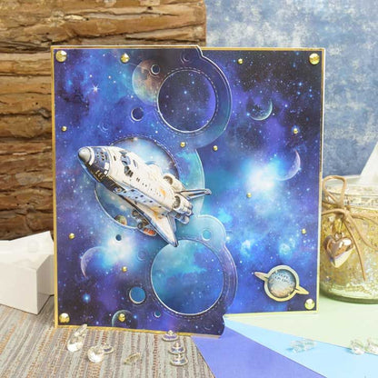 Brilliant Backgrounds - By Land, Sea And Air - 8"x8" Paper Pad