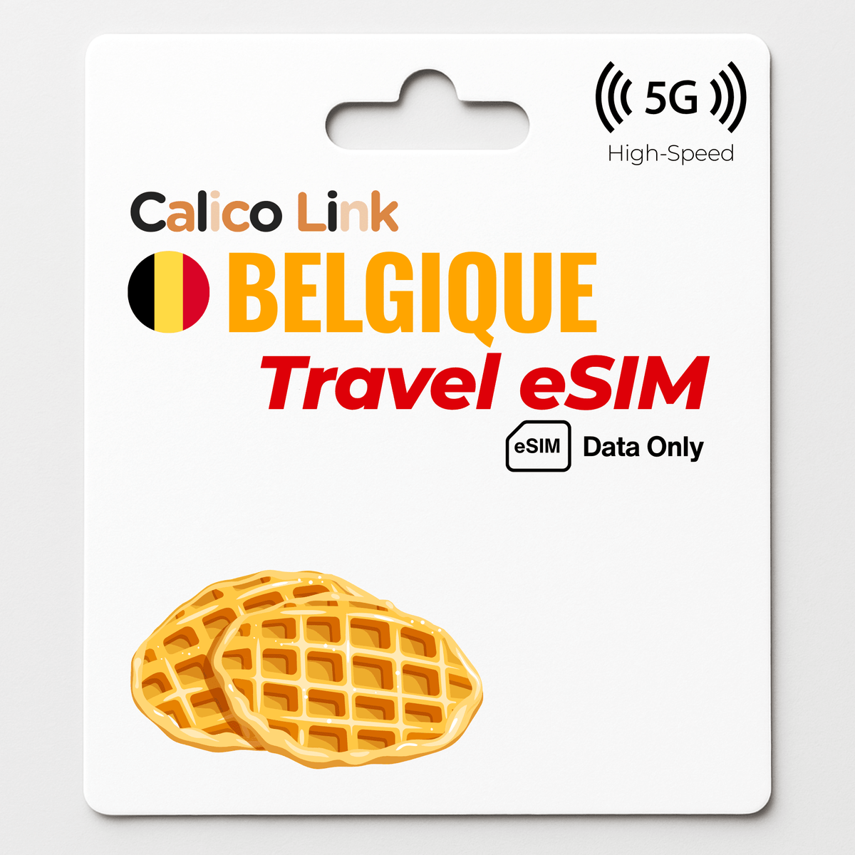 Belgium Travel eSim 5G Data