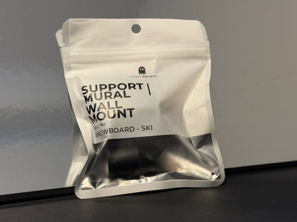 Supports Muraux pour Skis | Caoutchouc Qualité Militaire Minimaliste