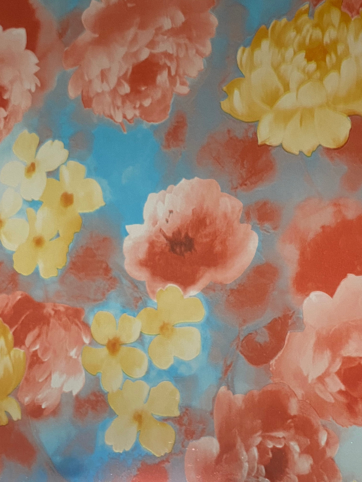 Craft HTV Flowers Gold Heat Transfer Vinyl (Comes with Protective Film or Liner)