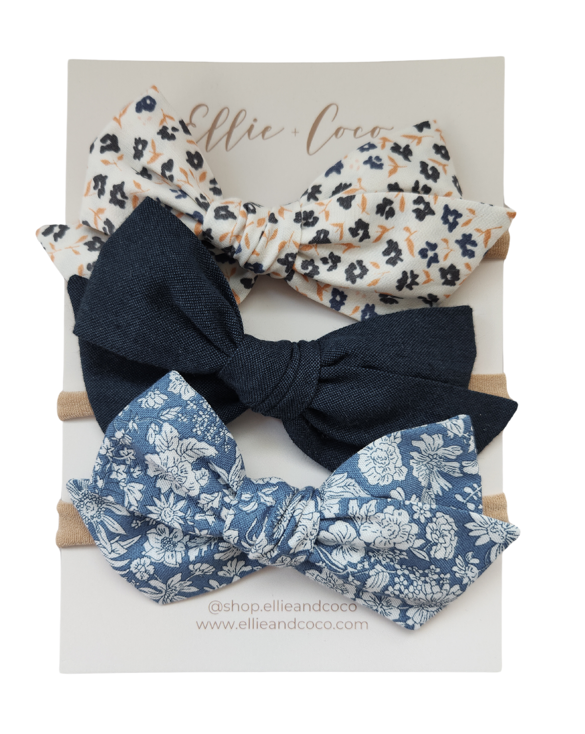 Ensemble de bandeaux bleus pour bébé