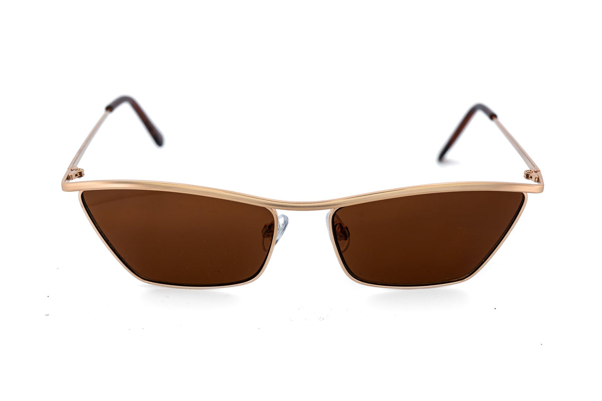 Boléro Luvonne — Slim Metal Cat-Eye Sunglasses