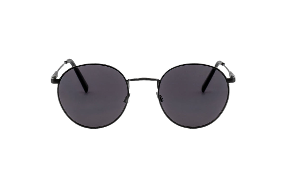 Boléro Sage — Round Metal Sunglasses