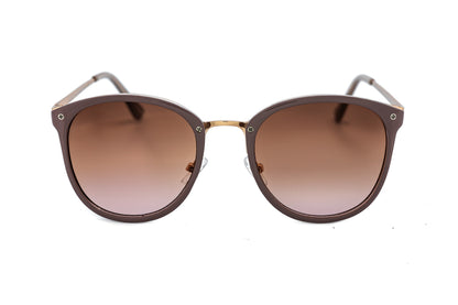 Boléro Soraya — Round Brown Gradient Sunglasses