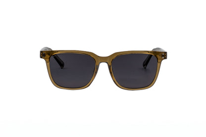 Boléro Vale — Black Classic Square Sunglasses