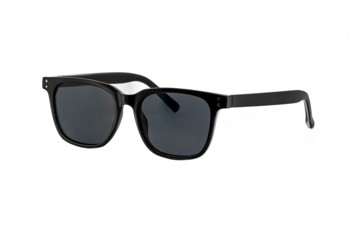 Boléro Vale — Black Classic Square Sunglasses