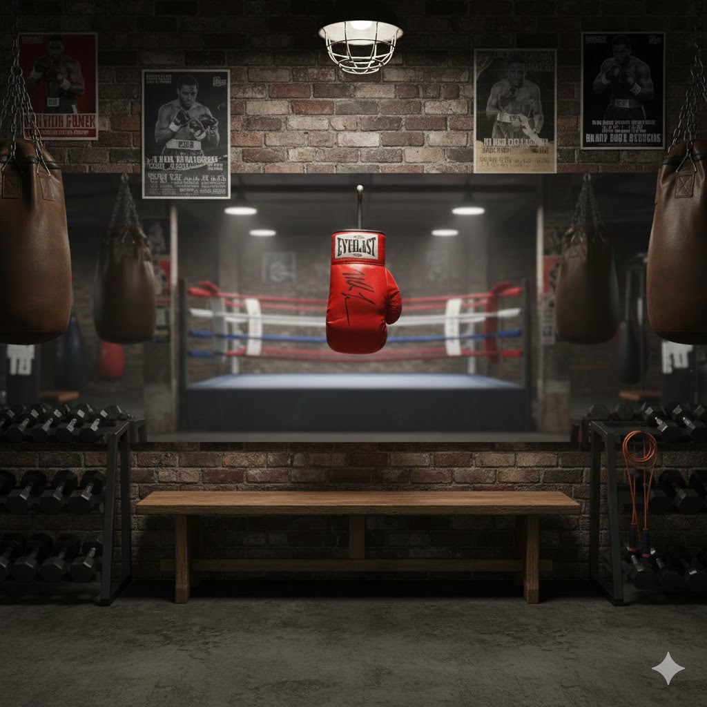 GANTS DE BOXE AUTOGRAPHIÉ PAR MIKE TYSON - MAIN DROITE