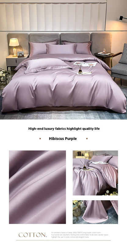 Egyptian Long‑Staple Satin Fabric Cotton Sheet – Luxury, Breathability &amp; Timeless Comfort