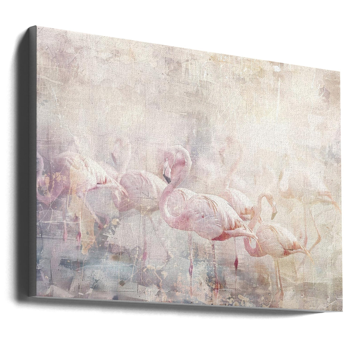 Décoration murale Flamant rose Animal Illustration Art Vintage Décoration murale 10