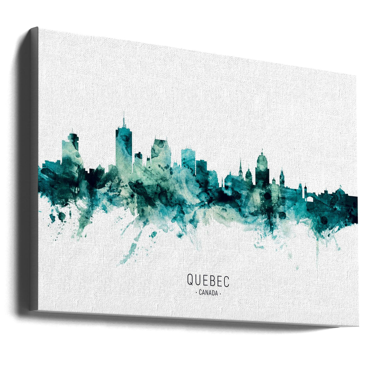 Art mural Silhouette de Québec Canada