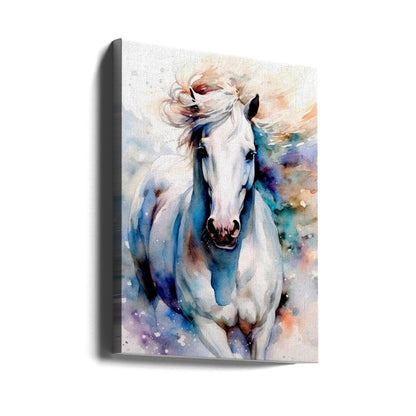 Cheval aquarelle (1)