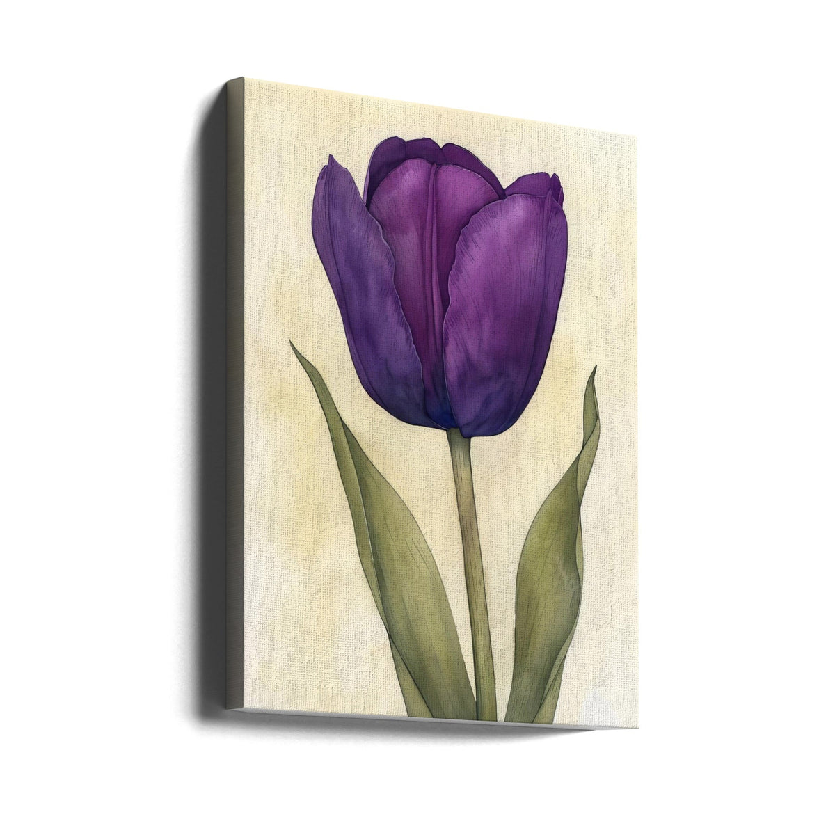 Art mural Tulipe violette 7