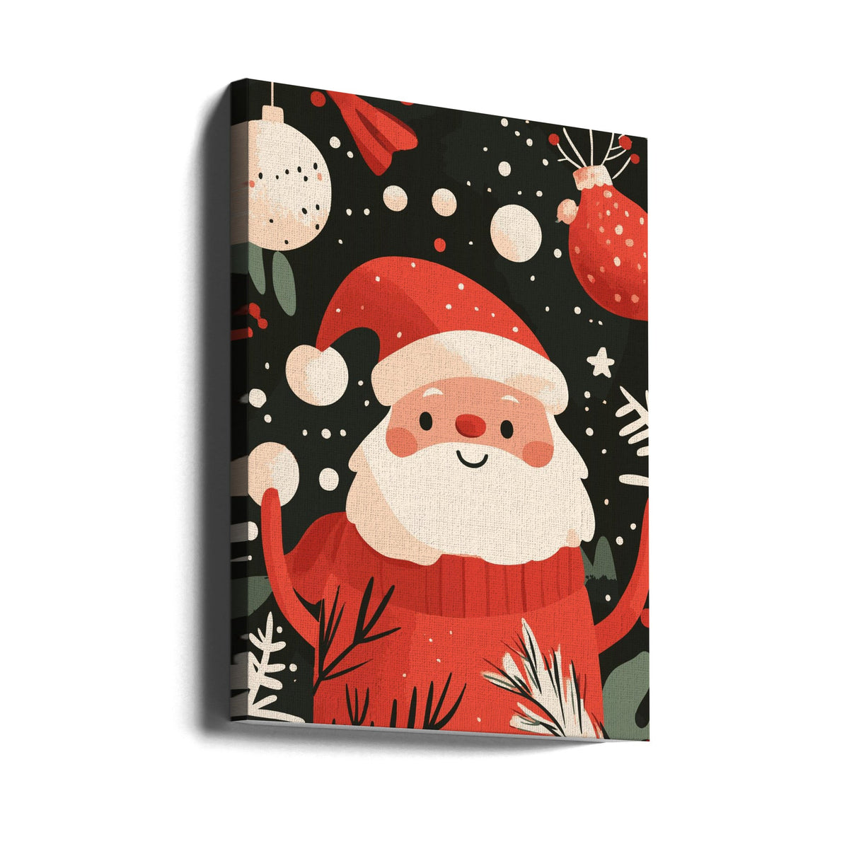 Tableau sur toile Joyeux Père Noël