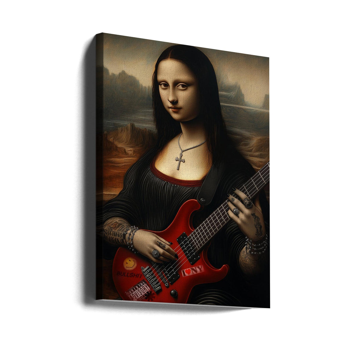 Impression sur toile Lisa revisitée