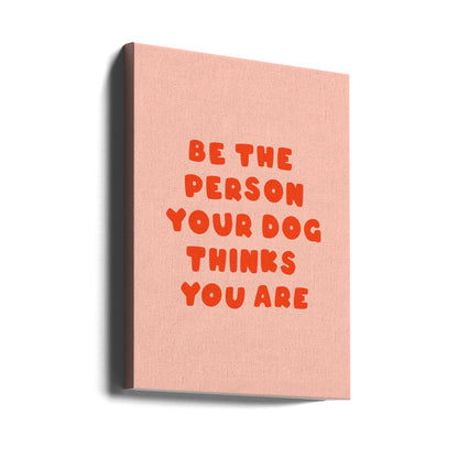 Typographie murale pour les amoureux des chiens
