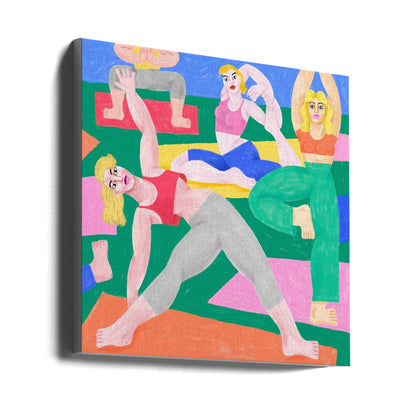 Yoga mural