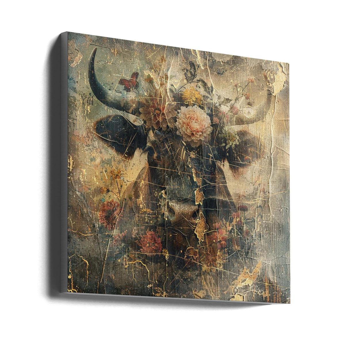 Décoration murale Animaux floraux Illustration d'art vintage 10