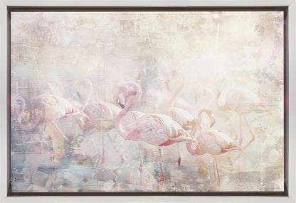 Décoration murale Flamant rose Animal Illustration Art Vintage Décoration murale 10
