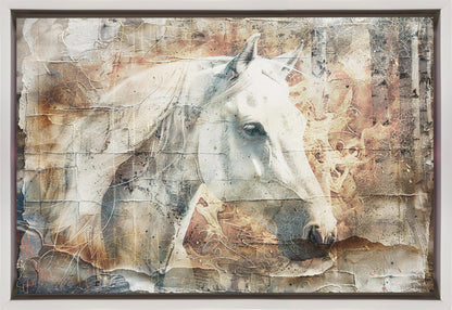 Art mural Cheval Animal Art vintage Illustration Murale 06
