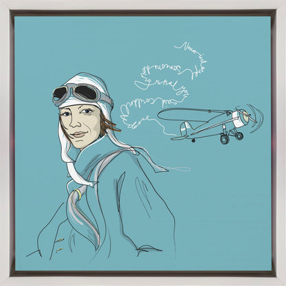 Wall art Amelia Earhart