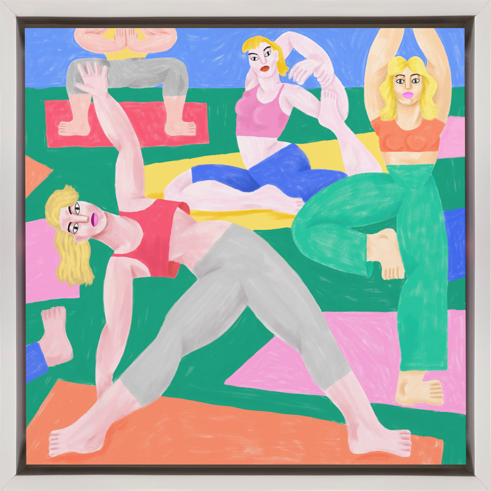 Yoga mural