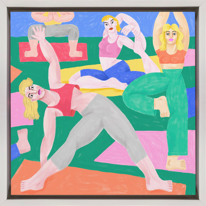 Yoga mural