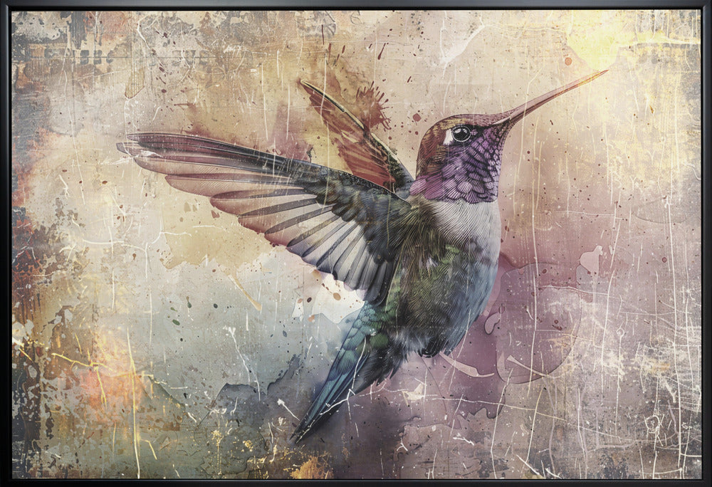Art mural Oiseau Oiseaux Animal Illustration vintage Art mural 11