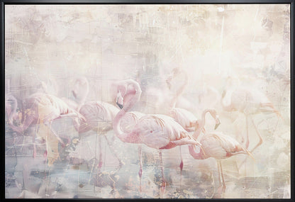 Décoration murale Flamant rose Animal Illustration Art Vintage Décoration murale 10