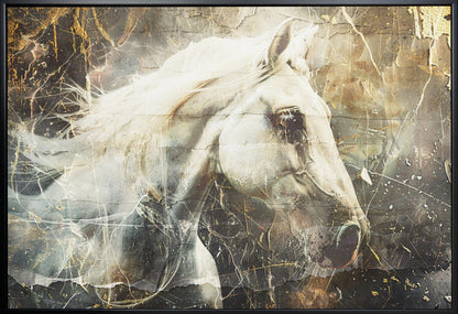 Art mural Cheval Animal Art vintage Illustration Murale 08