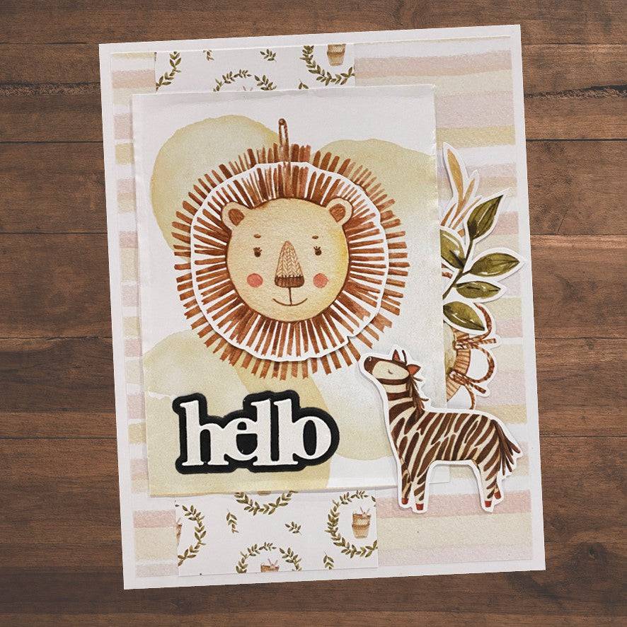 Collection de papiers "Chambre de bébé Bohème" 6x6 (21855)