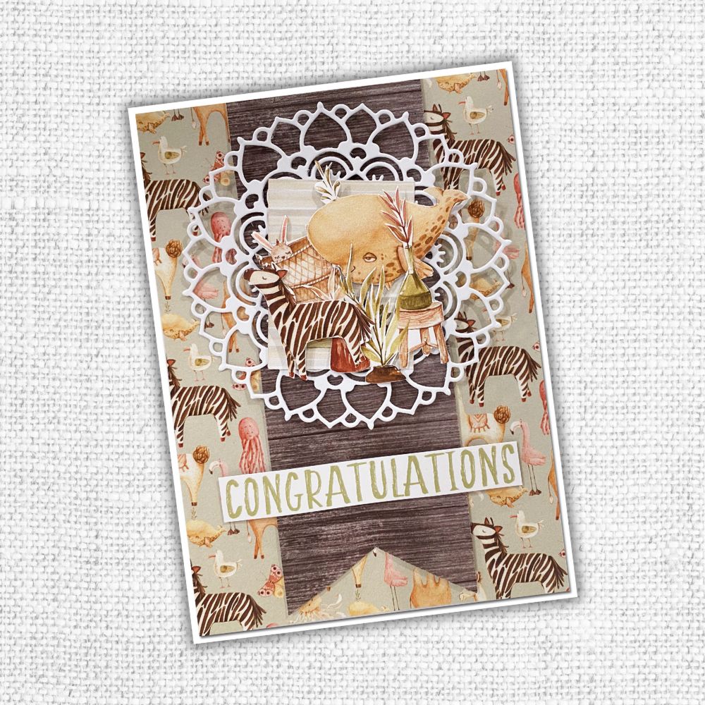 Collection de papiers "Chambre de bébé Bohème" 6x6 (21855)