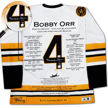 Bobby Orr Boston Bruins Career Jersey /44