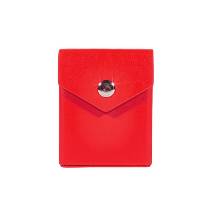 Red Deck Box + Belt Loop - Hard Shell - Faux Leather