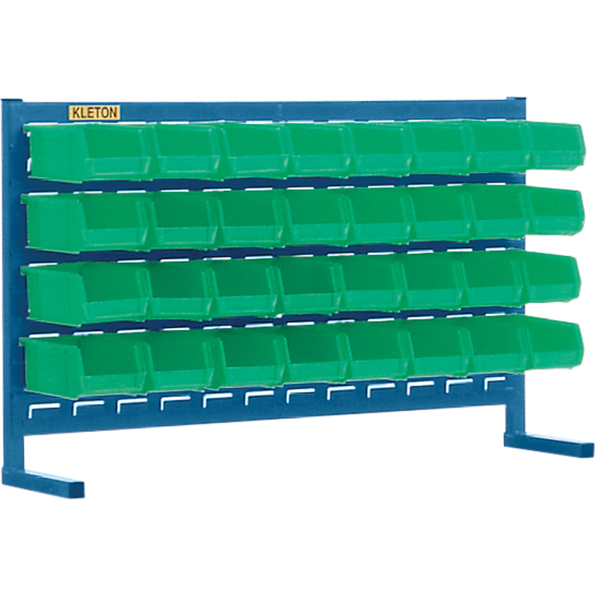 Panneau à bacs à persiennes, 32 bacs, 36" L x 8-1/4" P x 22" H
