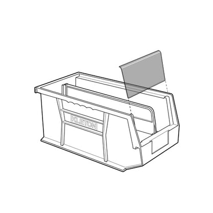 Stack & Hang Bin, 11" W x 5" H x 10-7/8" D, Green