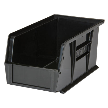Bac de rangement empilable et suspendable, 5-1/2 po l x 5 po H x 10-7/8 po P, noir