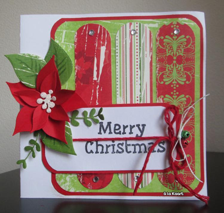 Marianne Design : Set de matrices et de tampons Collectables - Poinsettia d'Eline