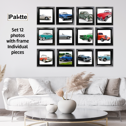 Impression sur toile – Lot de 12 carrés encadrés