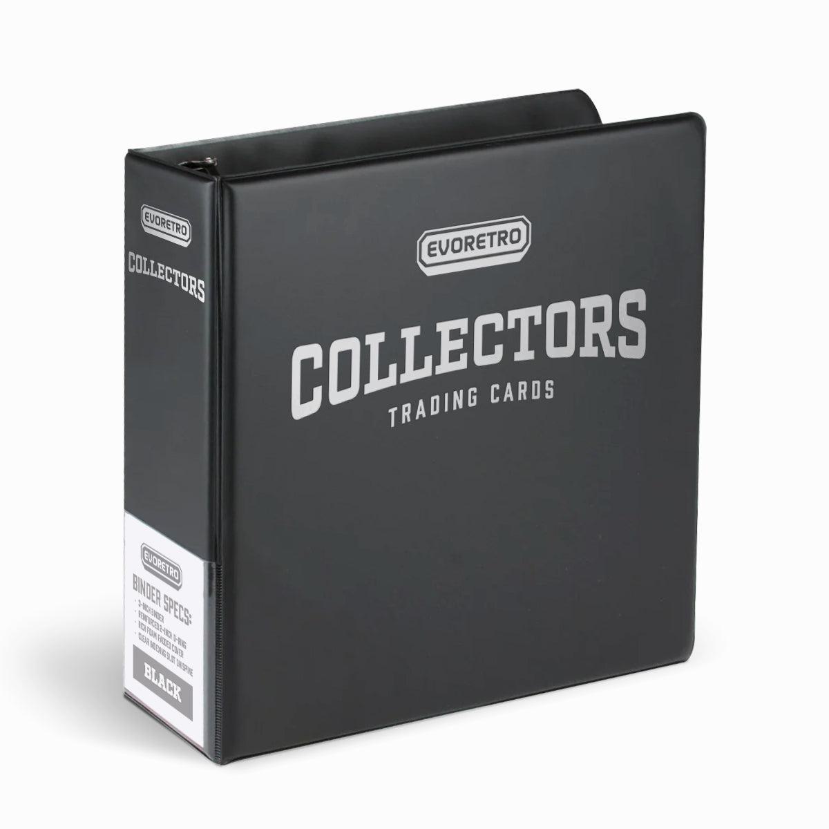 EVORETRO Classeur pour cartes à collectionner de 3 pouces | Album de collection noir
