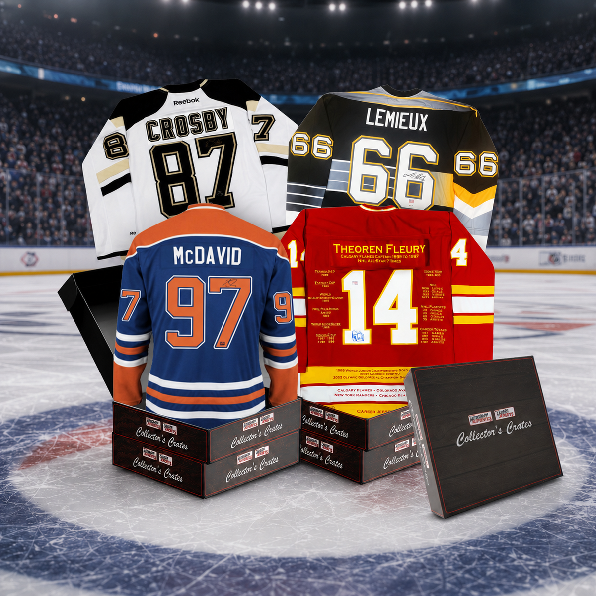 CAISSE DE COLLECTIONNEUR - SÉRIE 1 - PARTEZ À LA CHASSE DE RARES SOUVENIRS DE HOCKEY – LIMITÉE À 50 EXEMPLAIRES
