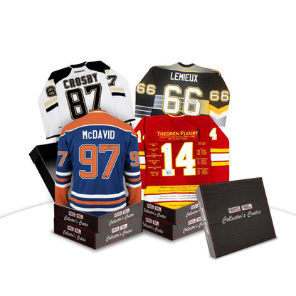 CAISSE DE COLLECTIONNEUR - SÉRIE 1 - PARTEZ À LA CHASSE DE RARES SOUVENIRS DE HOCKEY – LIMITÉE À 50 EXEMPLAIRES