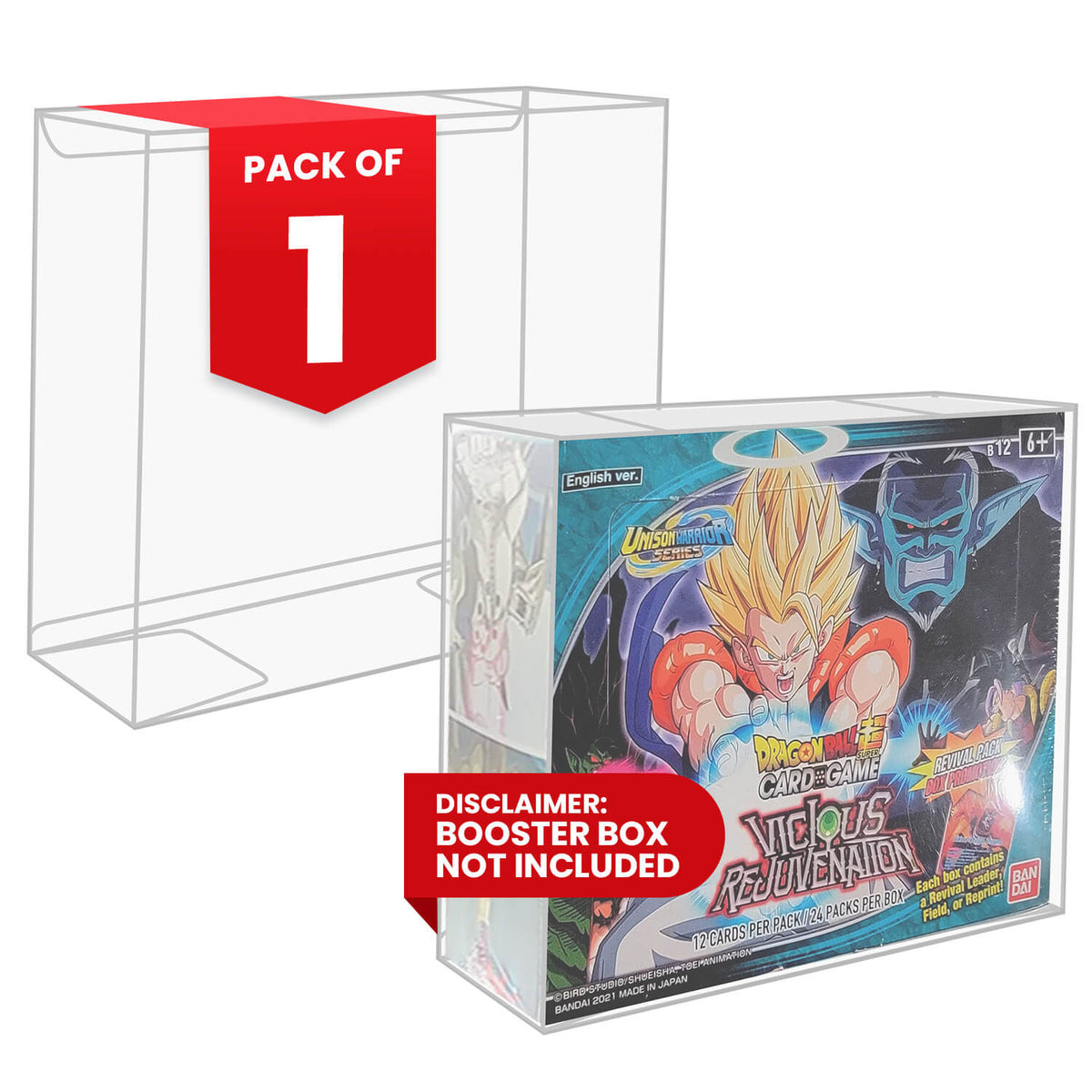 Dragon Ball Super Rise of The Unison Warrior Booster Box - Protection EVORETRO en PET 0.50MM - Lot de 1