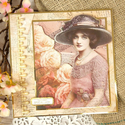 Blocs de papier Duo Design – Jolies dames & Lettres manuscrites
