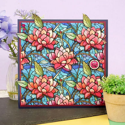 Blocs de papier Duo Design – Vitrail et Verre craquelé
