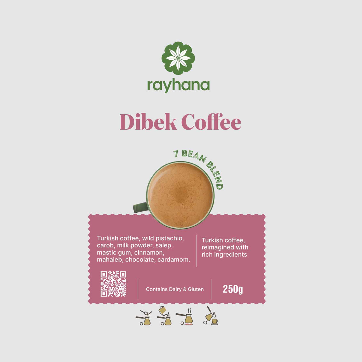 Café Dibek – Mélange 7 haricots par Rayhana