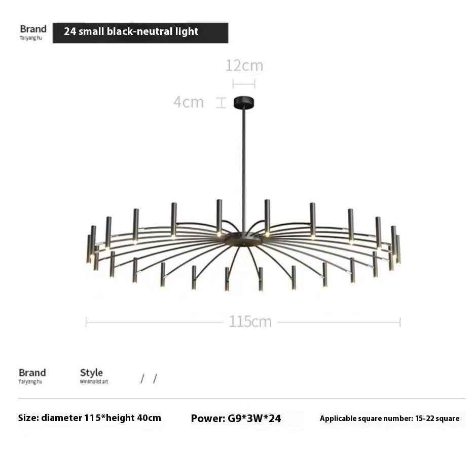 Nordic Style Lamps Simple Modern Net Red Chandelier Minimalist Creative