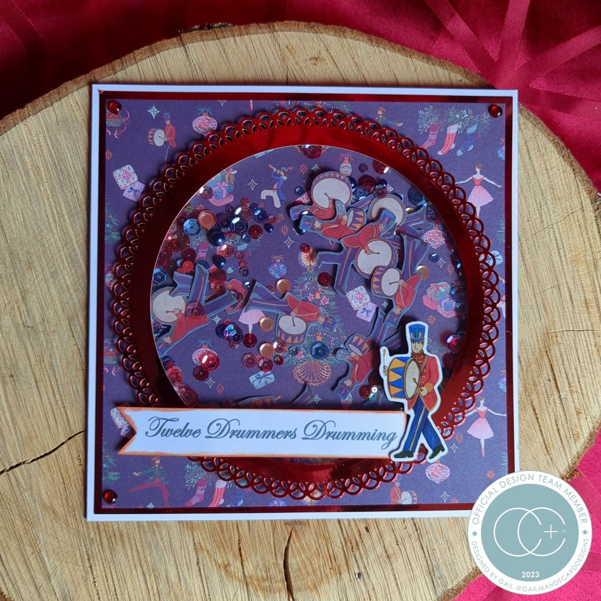 Craft Consortium 12 Days Of Christmas - Bloc de papier 30x30cm