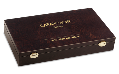 Caran d'Ache - Museum Watercolour Pencil - Wooden Box Set of 76