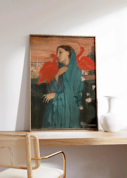 Edgar Degas Ibis | Œuvre d'art célèbre (disponible encadrée à la main ou sans cadre)