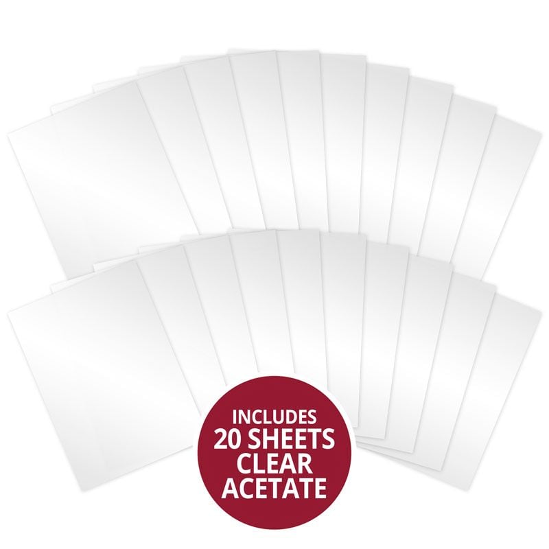 Acétate transparent - 140 microns x 20 feuilles